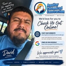 Logo for Aguilar Customized Construction LLC