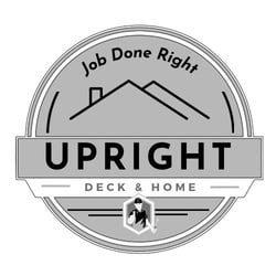 Upright Deck and Home logo