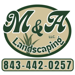 M&A Landscaping logo