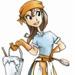 Two Gals and a Bucket Cleaning Service logo