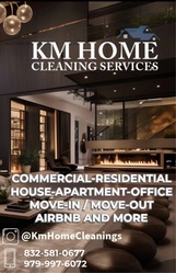 KM Home Cleaning Service logo