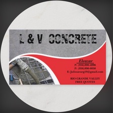 Logo for L & V Concrete