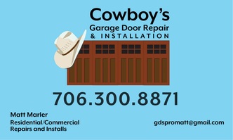 Cowboy's Garage Door Repair logo