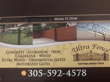 Lazaro Fence, Inc. DBA Ultra Fence logo