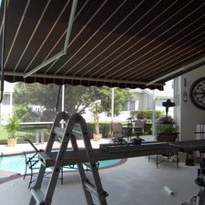 Louvered Sunshade Gallery Awning Works Inc Bahama Shutters New Construction Installation