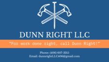 Logo for Dunn Right