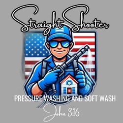 Straight Shooter Pressure Washing and Soft Wash logo