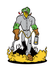 RATTLESNAKE EXTERMINATING logo