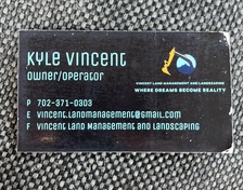 Logo for Vincent Land Management and Landscaping