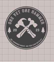 One Vet One Hammer logo