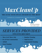 Logo for MAXCLEANUP LLC