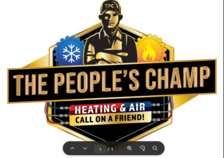 Logo for The People's Champ