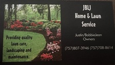 Logo for JBLJ home and lawn services