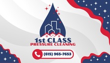 Logo for First  Class Pressure Cleaning