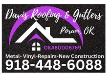 Logo for Davis Roofing & Gutters