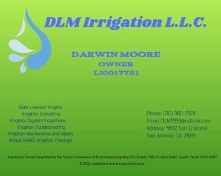 DLM IRRIGATION L.L.C. logo