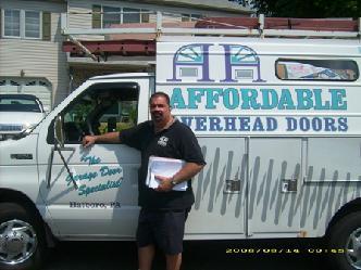 A. A. Affordable Overhead Doors logo