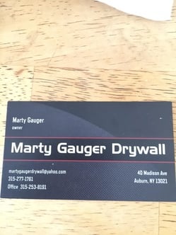 Marty Gauger  Drywall logo