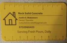 Logo for Rock Solid Concrete