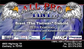 All Pro Tint, LLC logo