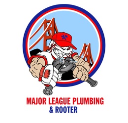 Major League Plumbing and Rooter logo
