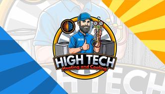 High Tech Heating & Cooling logo