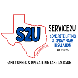 Service2U Concrete Lifting & Spray Foam logo