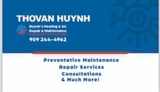 Avatar for Huynh Heating & Air Conditioning - Unlicensed Contractor