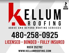 Logo for Kellum Roofing, LLC