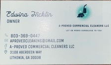 Logo for A-Proved Commercial Cleaners