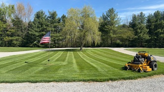 Zach's Lawn Care and Dump Trailer Service logo