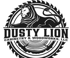 Logo for Dusty Lion Cabinetry and Woodworks