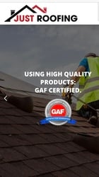 Just Roofing logo