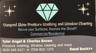 Diamond Shine Pressure Washing and Window Cleaning logo