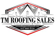 Logo for TM Roofing Sales