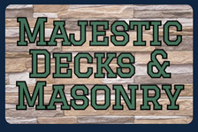 Majestic Decks & Masonry logo