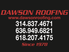 Logo for Dawson Roofing