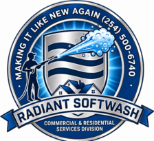 Logo for Radiant Softwash, LLC