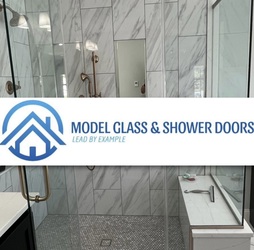 Model Glass & Shower Doors logo