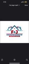 F & J Construction logo