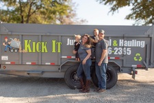 Logo for Kick It Junk Removal & Hauling LLC