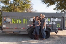 Logo for Kick It Junk Removal & Hauling LLC