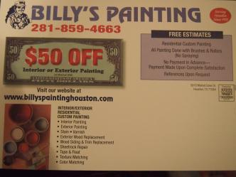 Billy's Painting logo