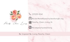 Logo for Peachy Clean Living