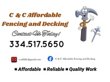 Logo for C&C Affordable Fencing and Decking, LLC