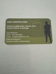 G&M Construction - Unlicensed Contractor logo