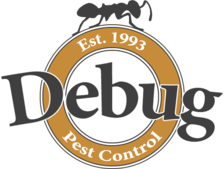Debug Pest Control - RI, CT, MA - Pgina inicial Facebook logo