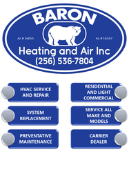 Baron Heating and Air, Inc. logo