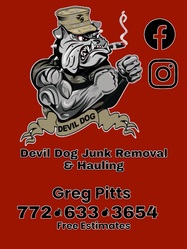 Devil Dog Junk Removal & Hauling logo