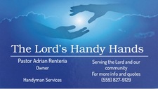 Logo for The Lords Handy Hands - Unlicensed Contractor